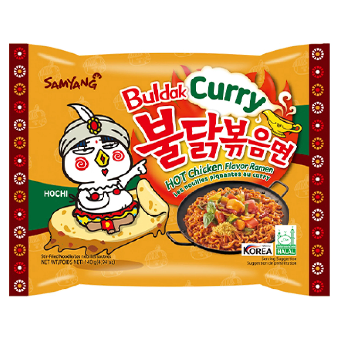 Samyang Buldak Hot chicken ramen Curry