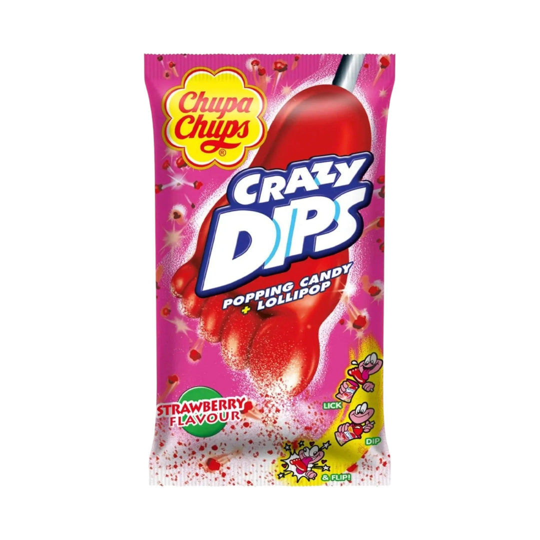 Chupa chups crazy dips strawberry