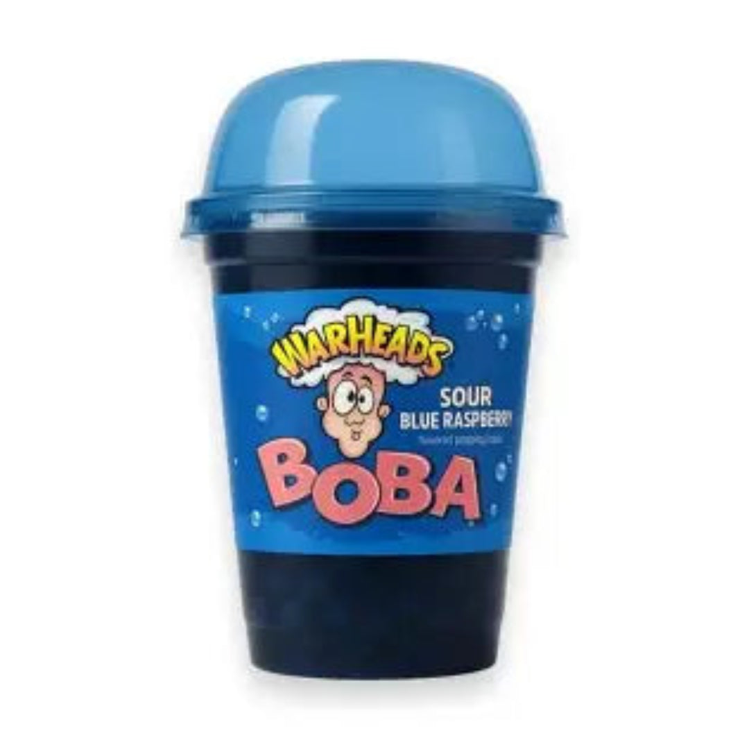 Warheads BOBA sour blue raspberry