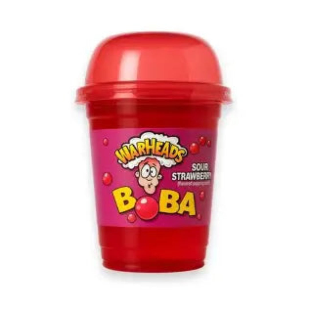 Warheads BOBA sour strawberry